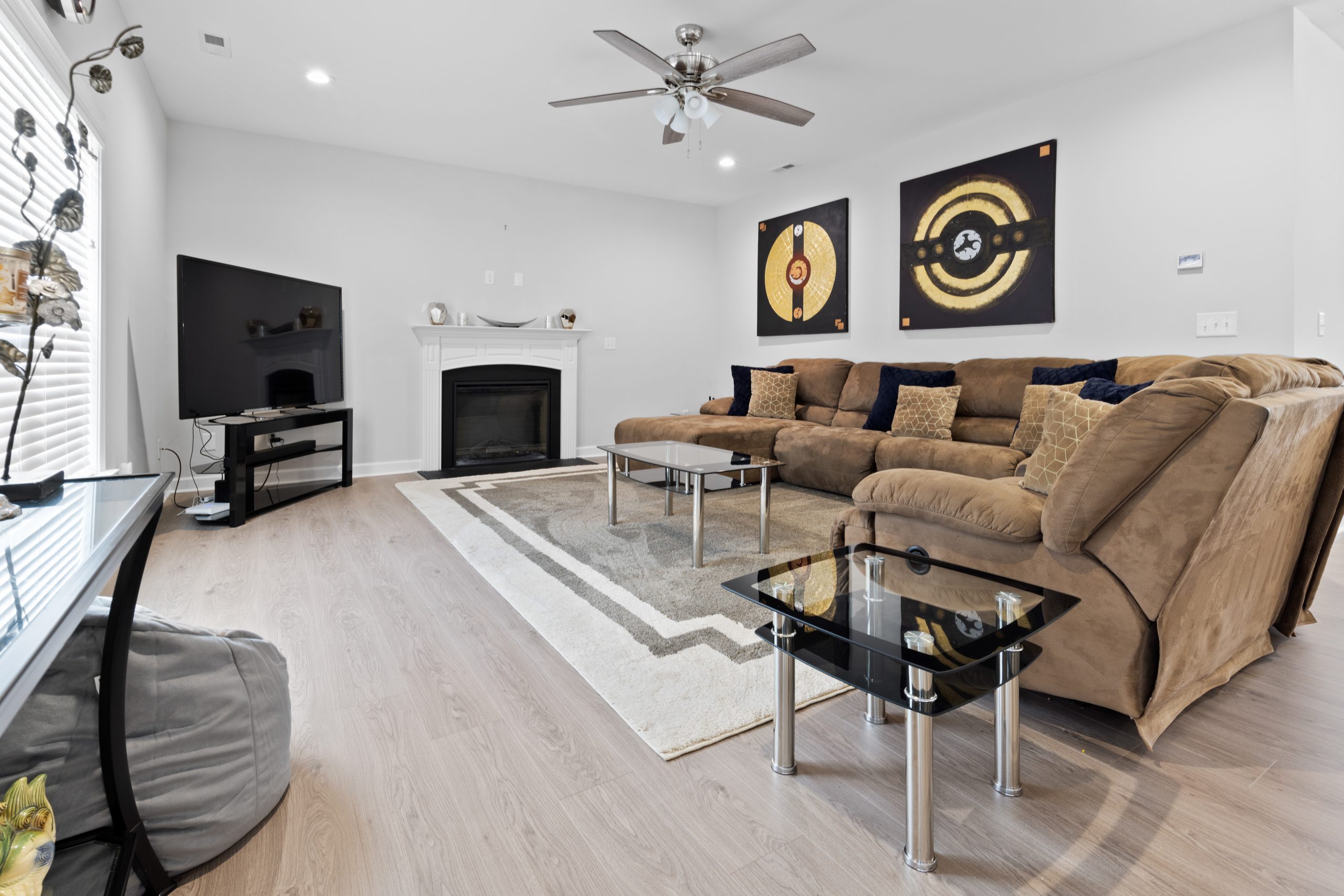 serene transitional interiors